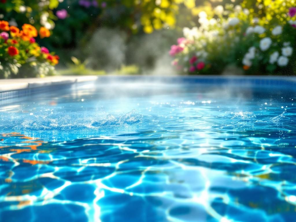 piscine et evaporation de l'eau