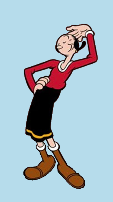 Olive oyl fiancée de Popeye